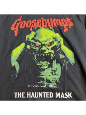 Goosebumps Haunted Mask TShirt Men's MED 'If Looks Could Kill"